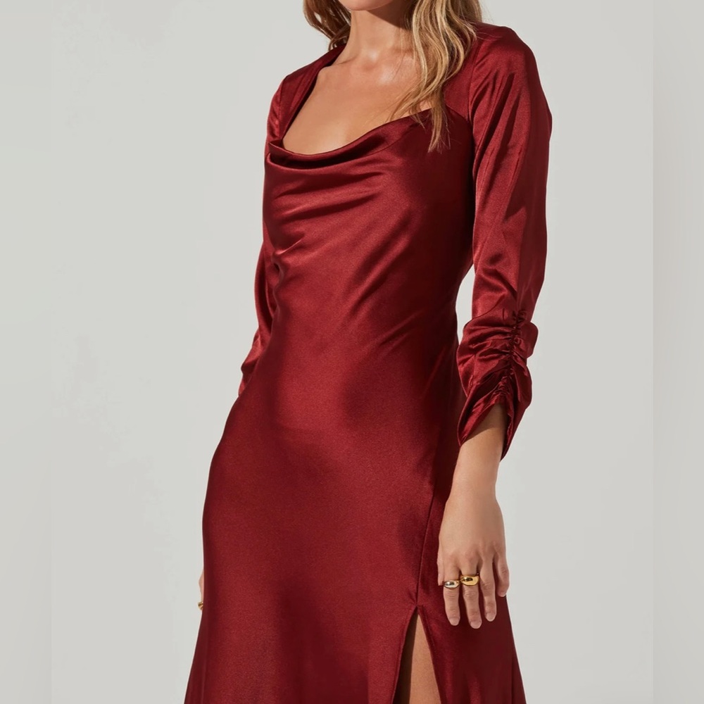 Merlot ASTR the label dress.